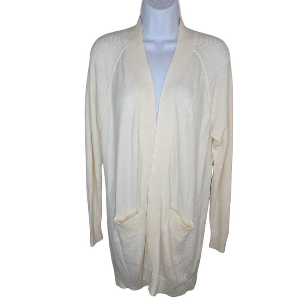 Sweaty Betty Embrace Cashmere Blend Open Front Cardigan Sweater Size XS